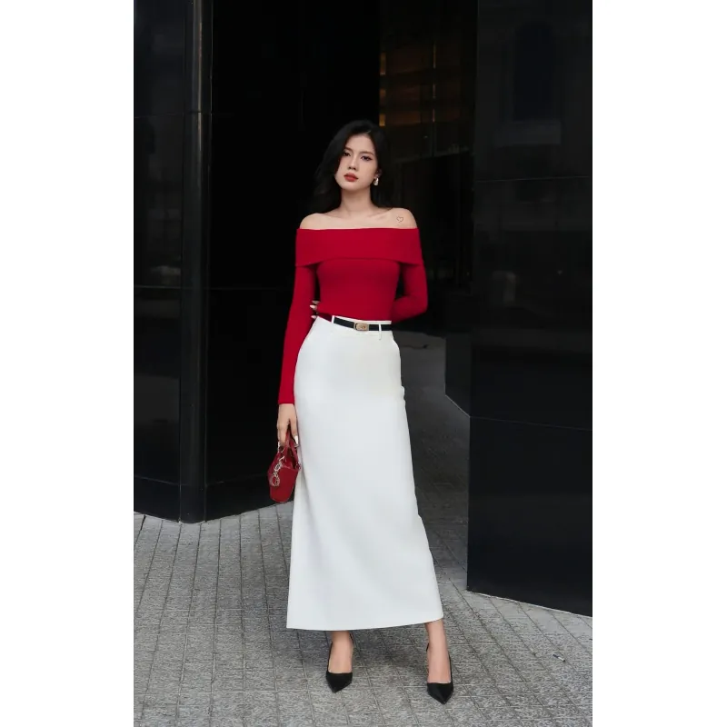 Chân váy nữ diện tết dài 92 centi chất liệu vải vin Tech hàng may 788297