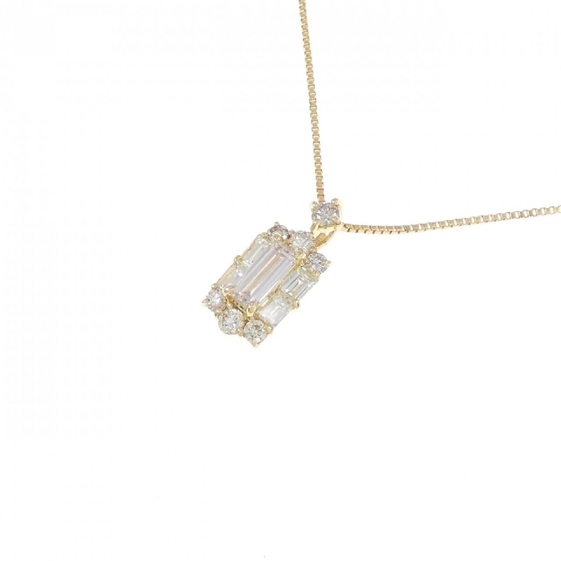 Dây chuyền kim cương K18YG 0.18CT - Hàng hiệu Chính hãng 861736