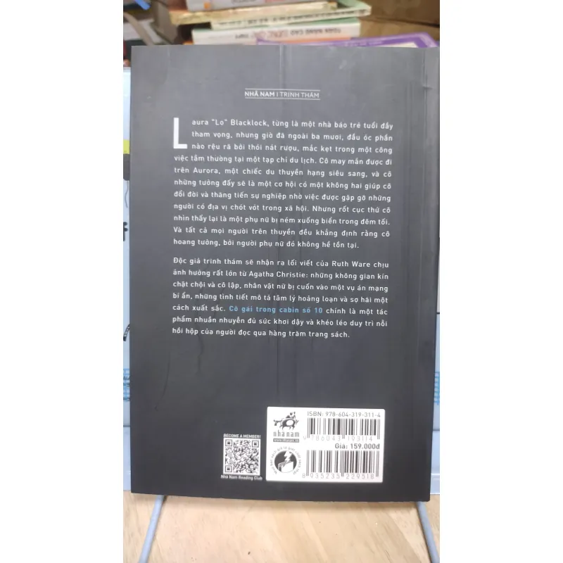 Sách: Cô gái trong Cabin số 10 - TG: Ruth Ware 1031957