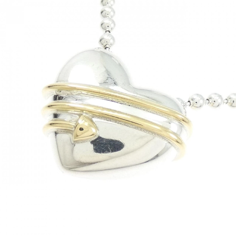 Dây chuyền Tiffany Heart 925/750YG - Hàng hiệu Chính hãng 858811