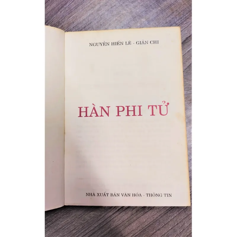 Sách - Hàn Phi Tử - Nguyễn Hiến Lê - Giản Chi (A1) 563478