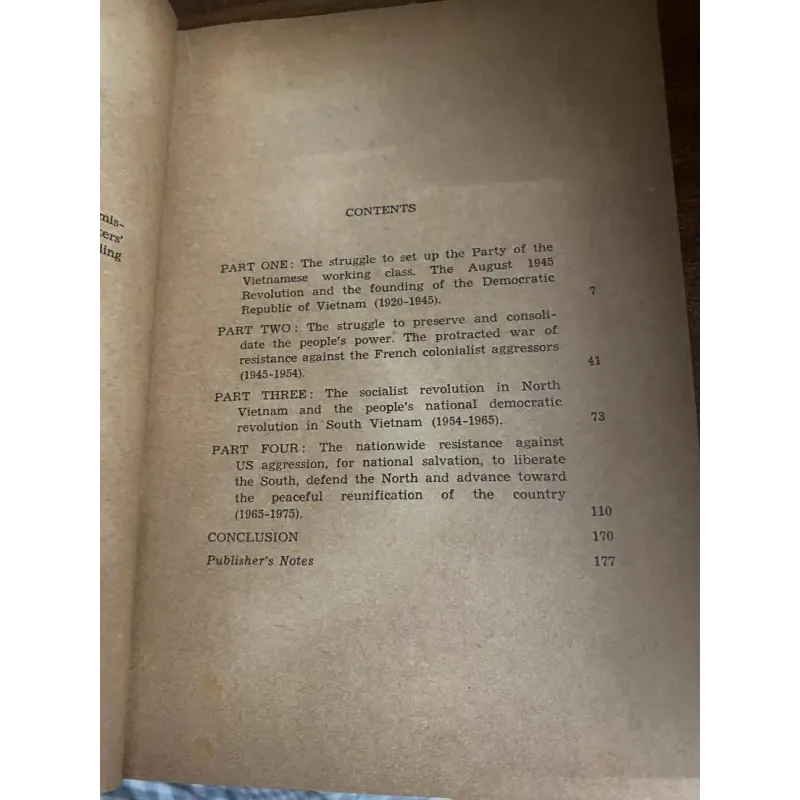 An Outline History of the Vietnam Workers' Party (1930-1975), xuất bản 1978 1025380