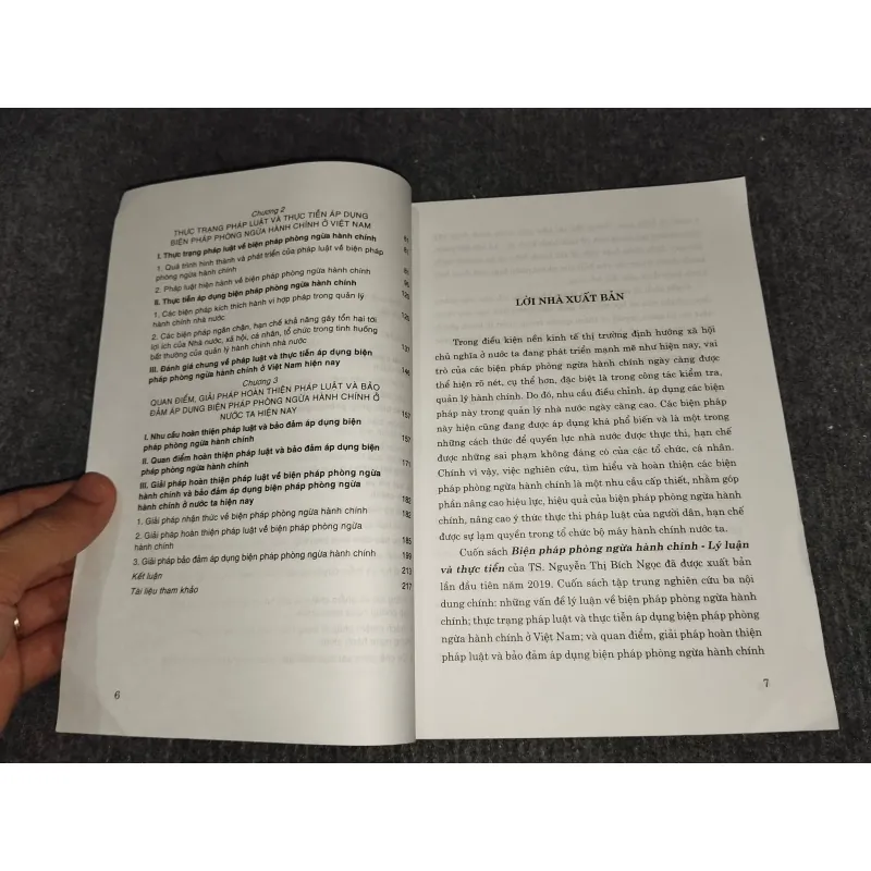 BIỆN PHÁP PHÒNG NGỪA HÀNH CHÍNH. LÝ LUẬN VÀ THỰC TIỄN 992987