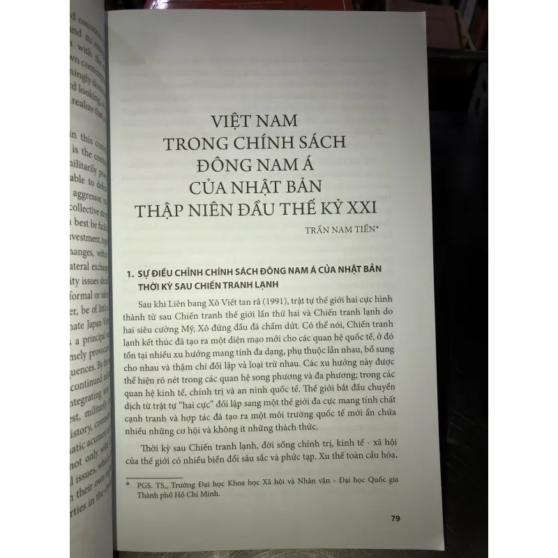 Kỷ yếu hội thảo khoa học - 40 năm quan hệ Việt Nam - Nhật Bản - Thành quả và triển vọng 778446