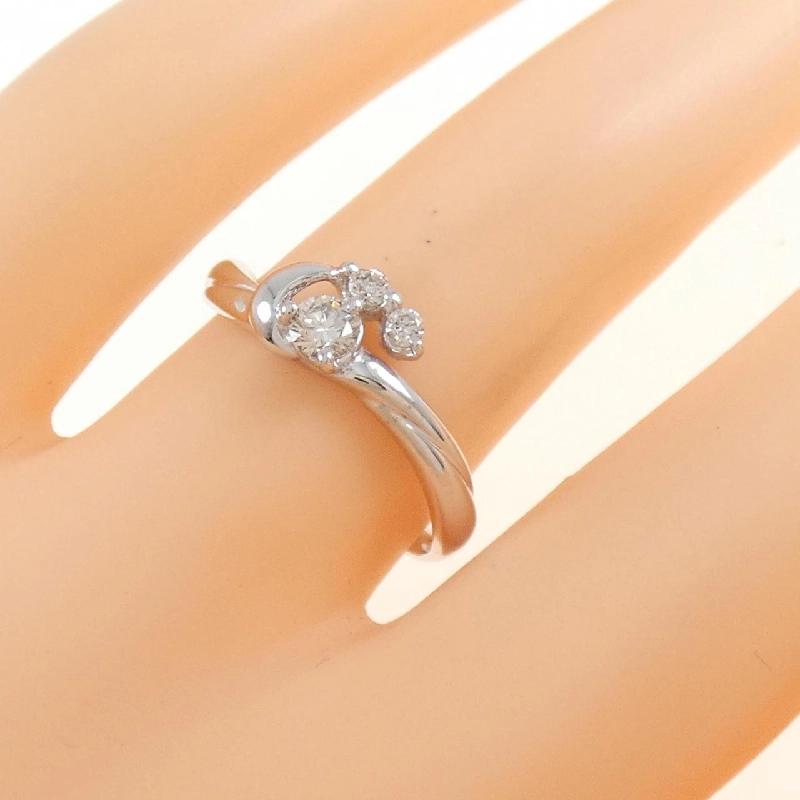 Nhẫn kim cương K18WG 0.20CT 673027