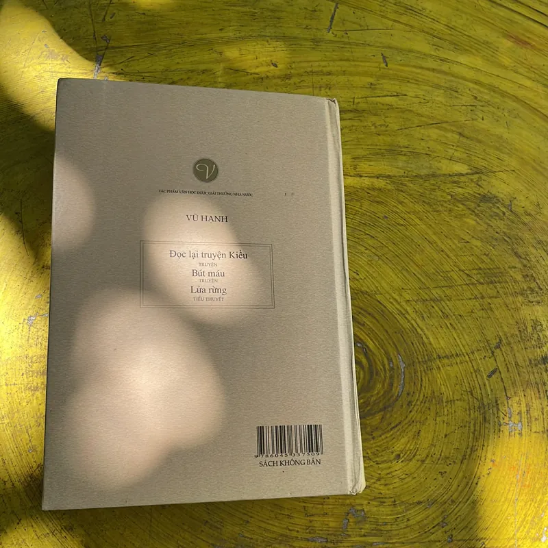 TÁC PHẨM VĂN HỌC ĐƯỢC GIẢI THƯỞNG NHÀ NƯỚC - VŨ HẠNH- ĐỌC LỊ TRUYỆN KIỀU- BÚT MÁU- LỬA R 735864