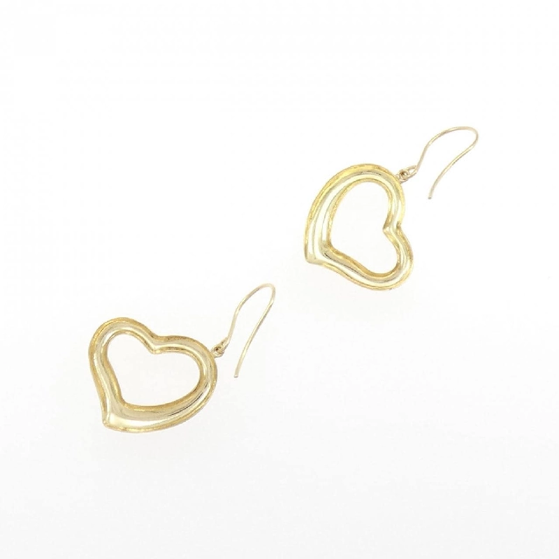 K18YG Bông tai hình trái tim - Hàng hiệu Chính hãng 865059