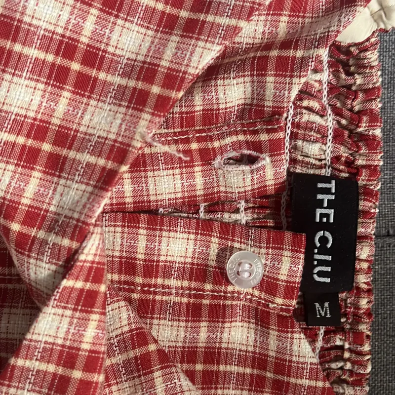 Áo caro đỏ the c.i.u 1010055