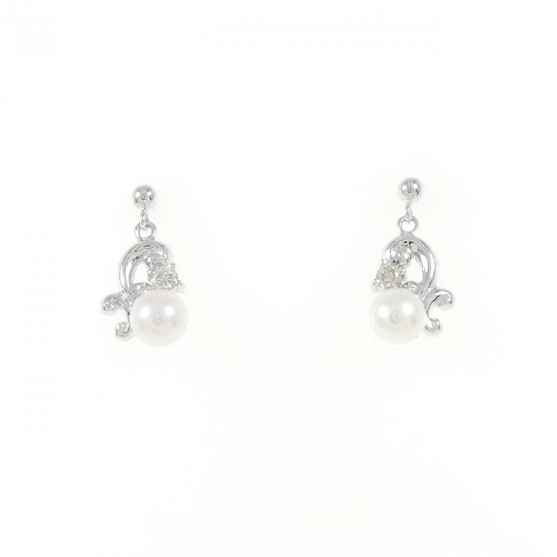 K18WG Bông tai ngọc trai Akoya 4.2mm - Hàng hiệu Chính hãng 871469