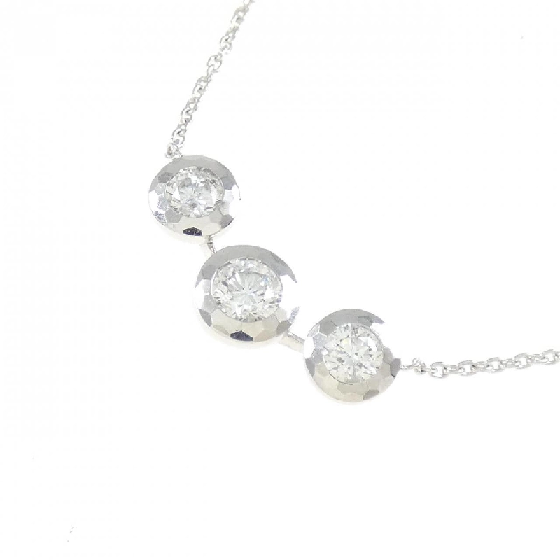 K18WG Dây chuyền kim cương 0.50CT - Hàng hiệu Chính hãng 866643