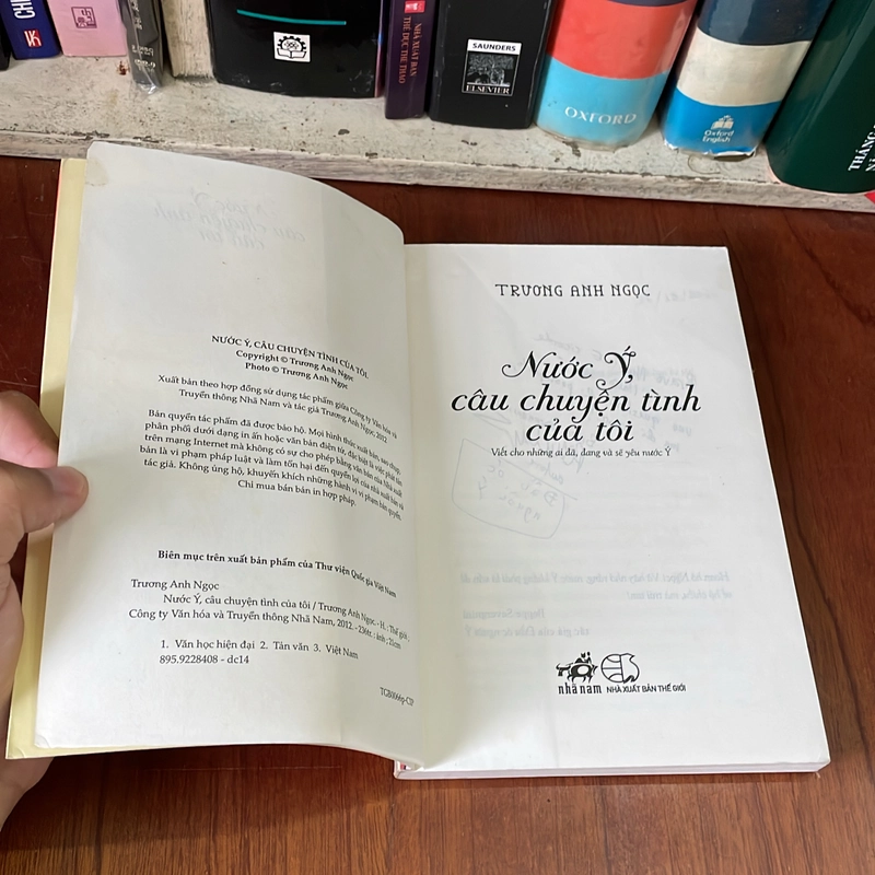 II Tựa Sách: Nước Ý, Câu Chuyện Tình Của Tôi - Trương Anh Ngọc - 2015 541274