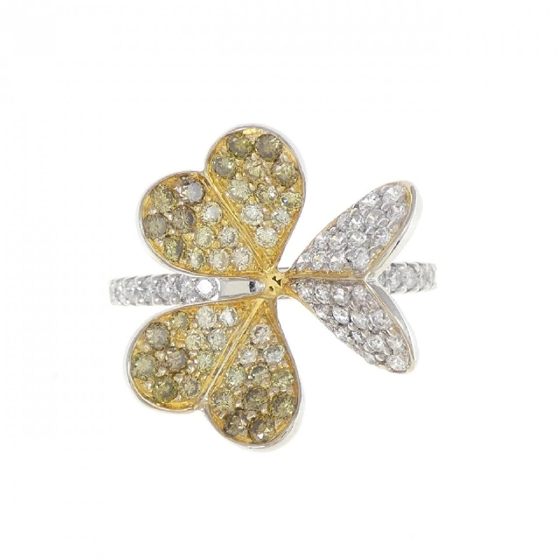 Nhẫn kim cương K18WG/K18YG - Hàng hiệu Authentic 855758