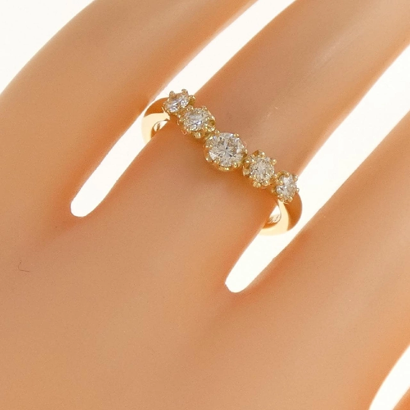 Nhẫn kim cương K18YG 0.50CT 668620