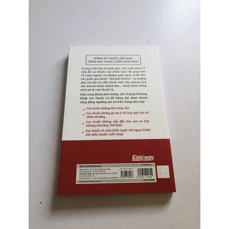 📘 CAI THUỐC LÁ DỄ DÀNG CÙNG ALLEN CARR 594529