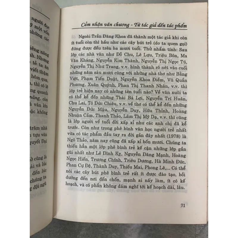 CẢM NHẬN VĂN CHƯƠNG TỪ TÁC GIẢ ĐẾN TÁC PHẨM - PHONG LAN 736967