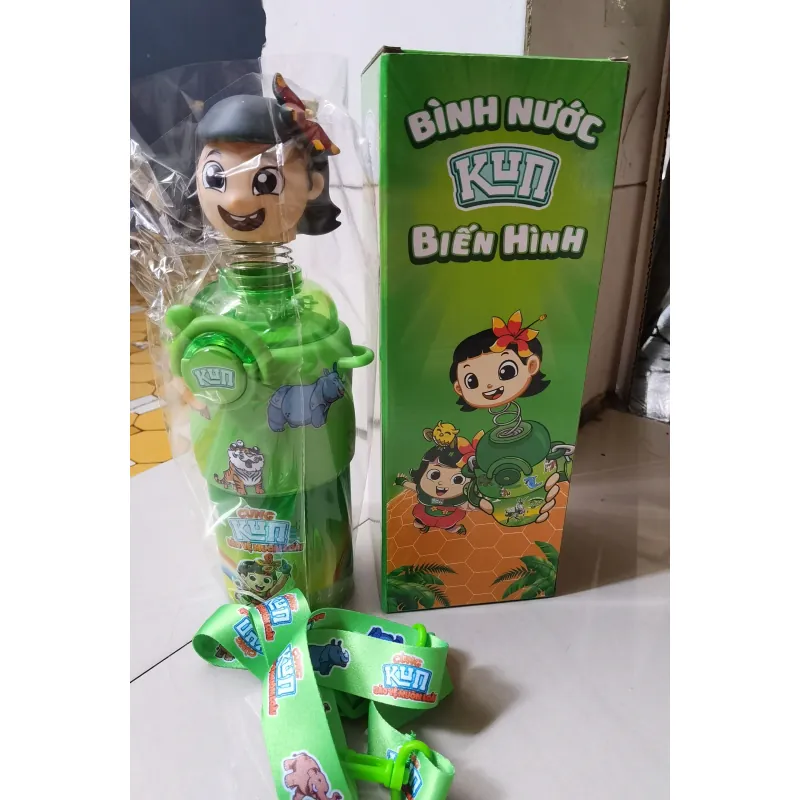 [Bình nước học sinh] Bình nước Kun biến hình năng động - KM sữa kun 1002797