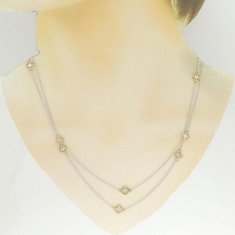 K18WG/K18YG Dây chuyền kim cương 0.22CT - Hàng hiệu Chính hãng 846945