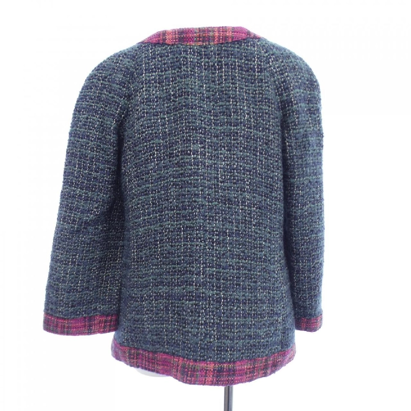 Áo khoác không cổ CHANEL 633317