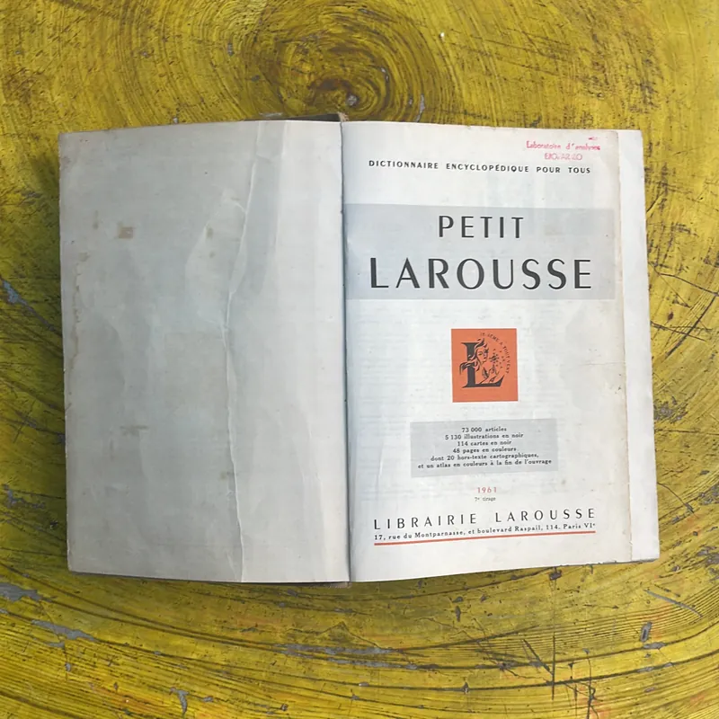PETIT LAROUSSE 1961 735016