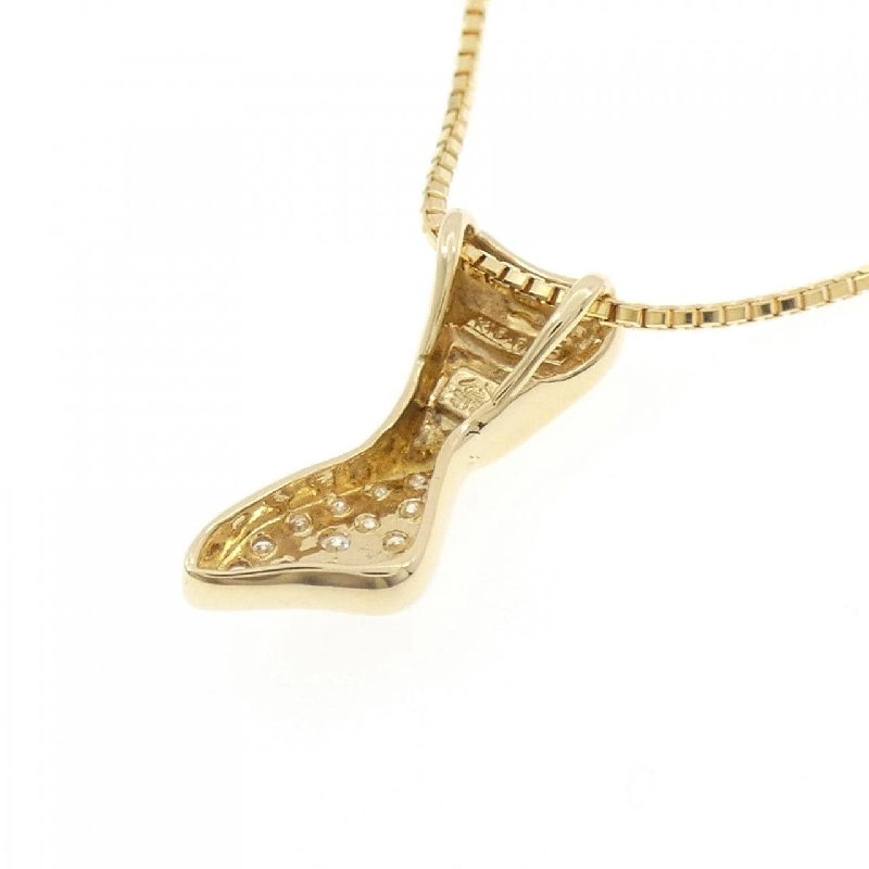 Dây chuyền kim cương K18YG 0.13CT - Hàng hiệu Chính hãng 858692