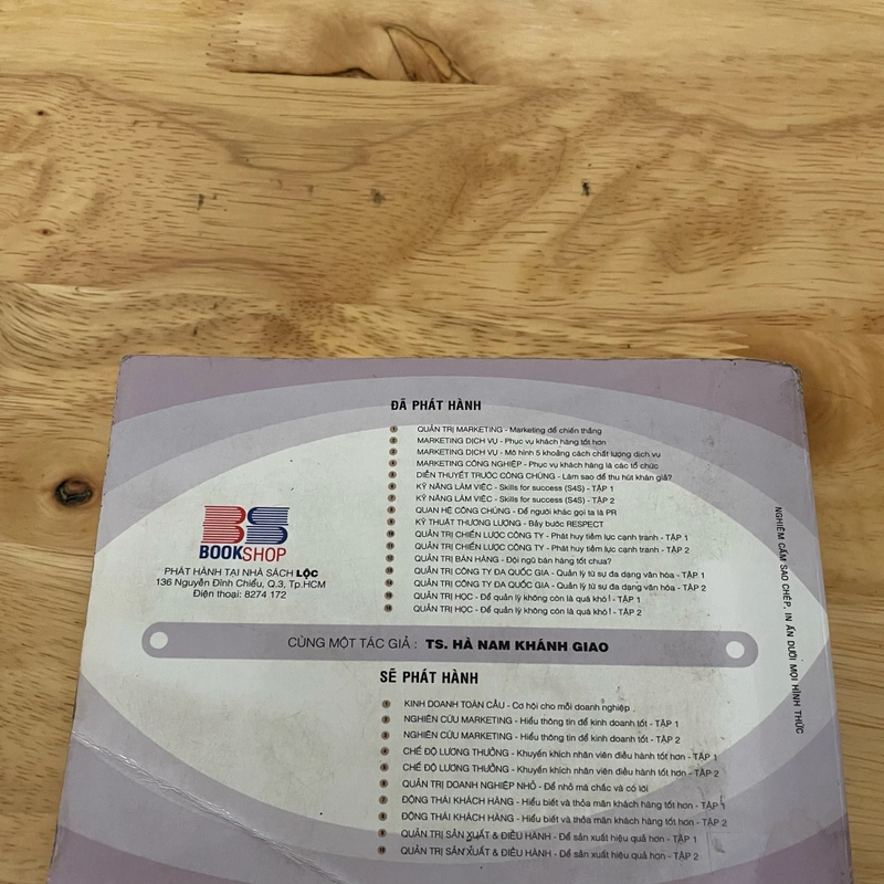 II Sách Kinh Tế: Quản Trị Marketing (Business Brief) - TS. Hà Nam Khánh Giao - 2004 472462