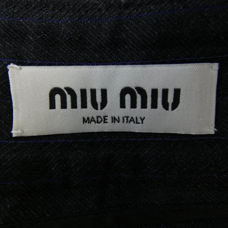 ミュウミュウ MIU MIU MIU MIU Logo MG1875 13SH Skirt 647741