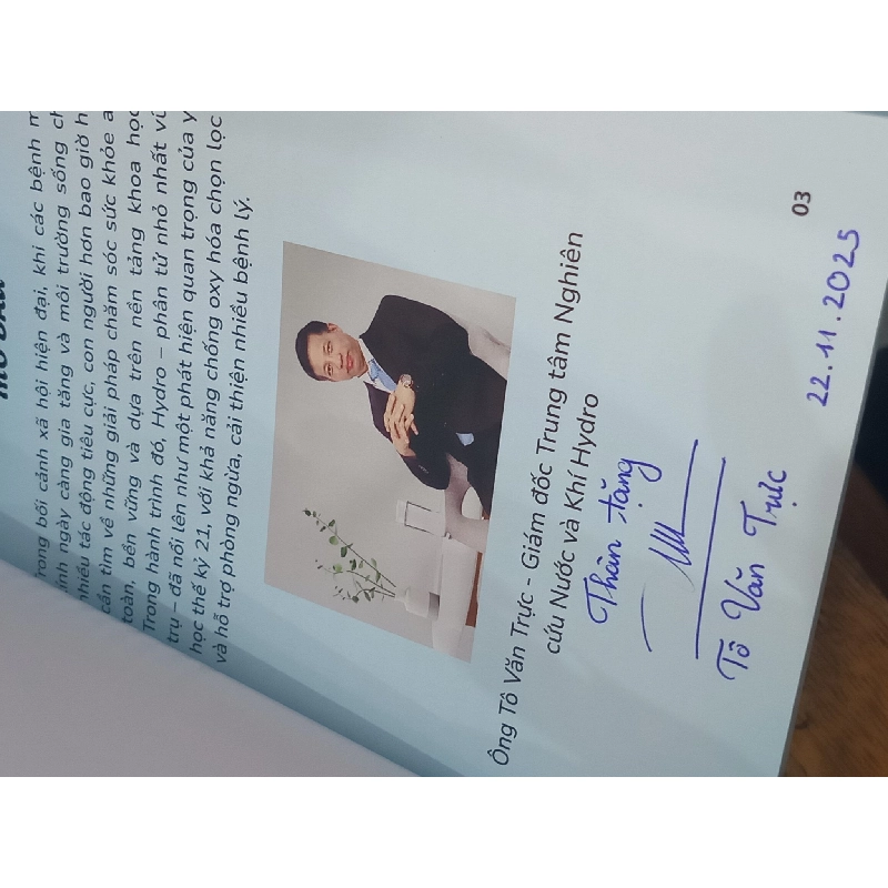 Bí mật Hydro: Tái tạo sức khỏe kéo dài tuổi xuân - Thạc sĩ Tô Văn Trực 936548