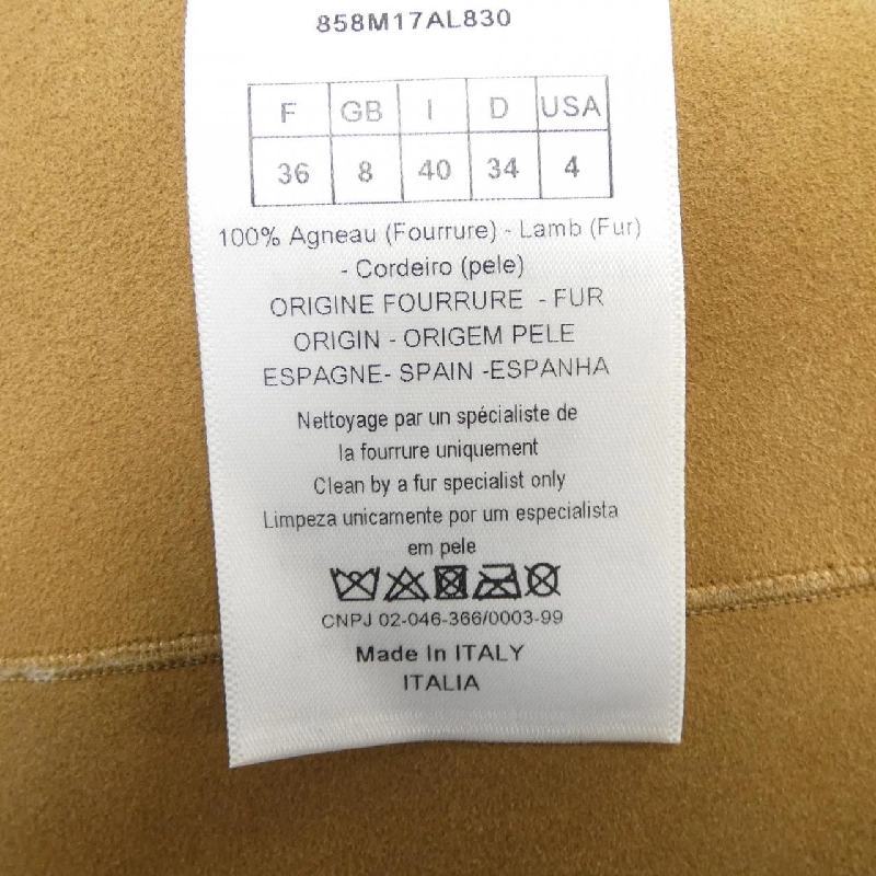 Áo khoác lông cừu CHRISTIAN DIOR 643933