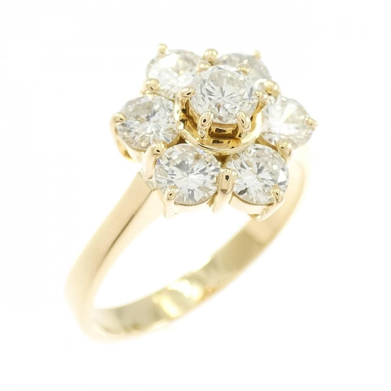 Nhẫn kim cương hoa K18YG 1.02CT - Hàng hiệu Authentic 853151