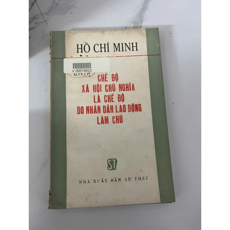Chế độ xã hội chủ nghĩa là chế độ do nhân dân lao động làm chủ 926580