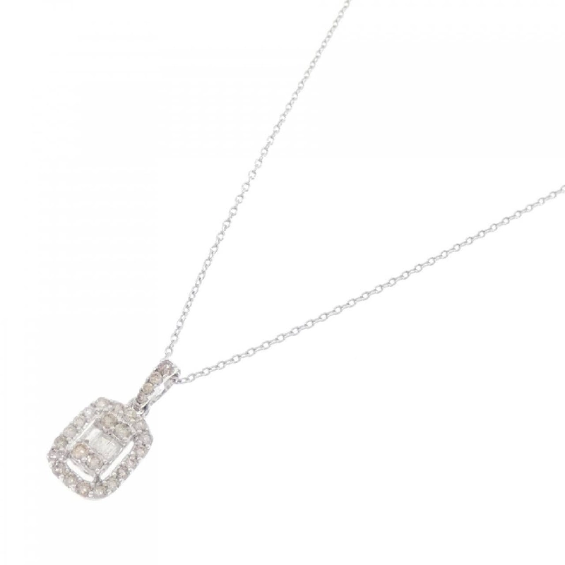 K18WG Dây chuyền kim cương 0.25CT - Hàng hiệu Chính hãng 863185