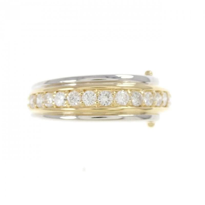 Nhẫn kim cương K18YG/PT900 0.38CT - Hàng hiệu Authentic 852118