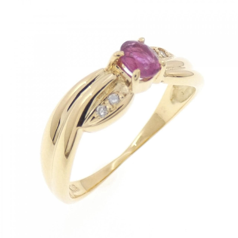 Nhẫn Ruby K18YG - Hàng hiệu Chính hãng 850616