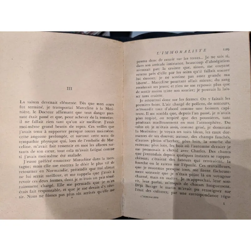 L'immoraliste - André Gide 602700