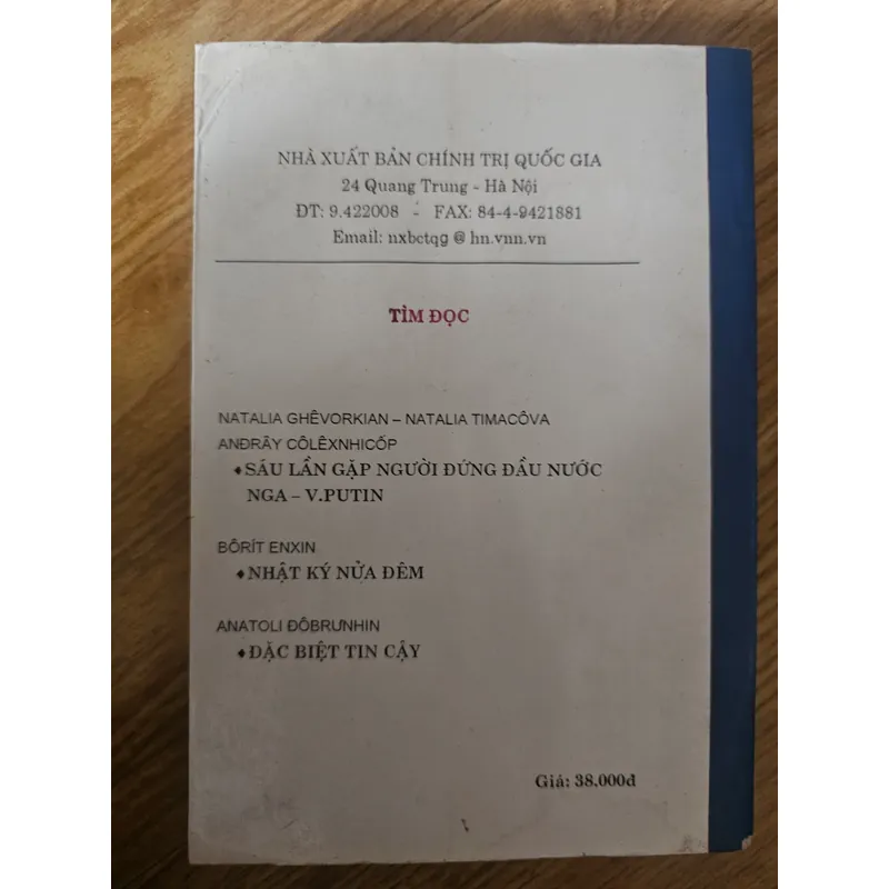 Goócbachốp - bạo loạn sự kiện tháng 8 nhìn từ bên trong (chất lượng đọc)
 703772