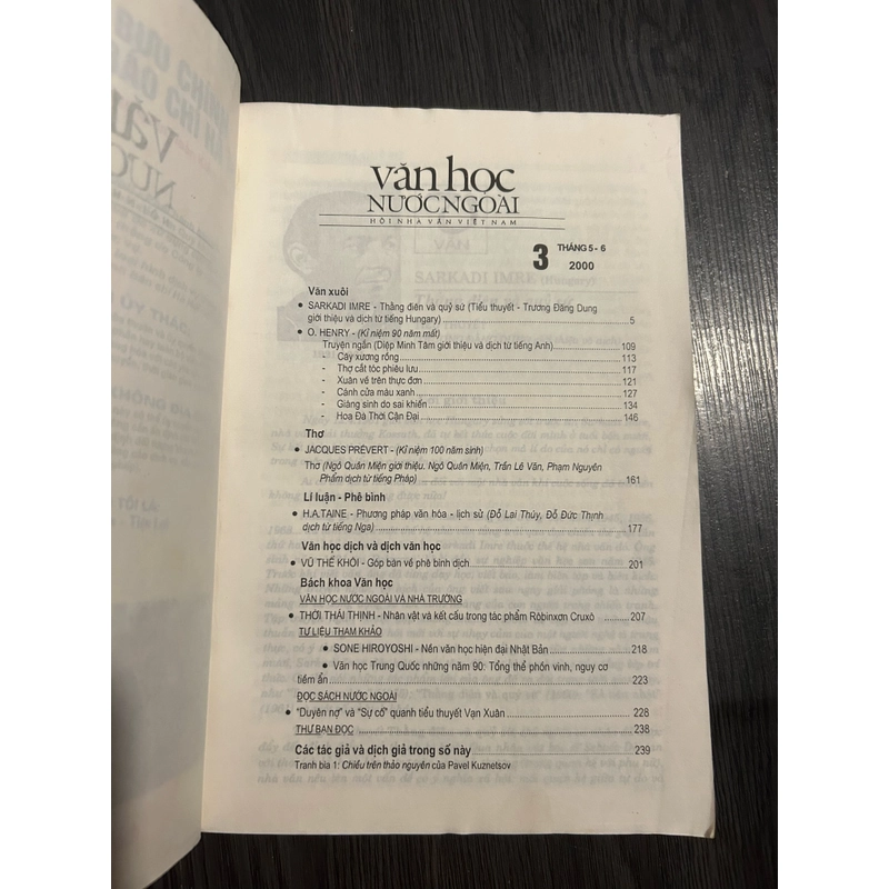 Văn học nước ngoài (số 3-2000) 360713