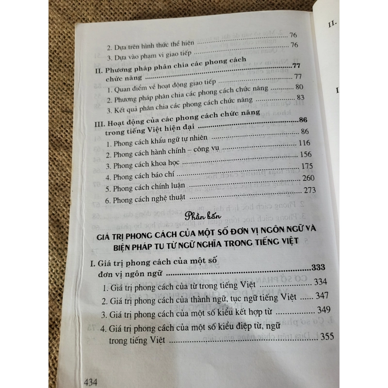 Phong cách học Tiếng Việt hiện đại _ sách ngôn ngữ Tiếng Việt - ngữ pháp tiếng Việt  349813