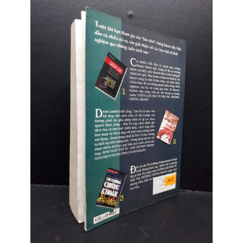 Chiến lược đầu tư vào thị trường chứng khoán của Warren Buffett mới 80% bẩn bìa, ố nhẹ, bị ẩm 2000 HCM1410 Minh Đức MARKETING KINH DOANH 917383