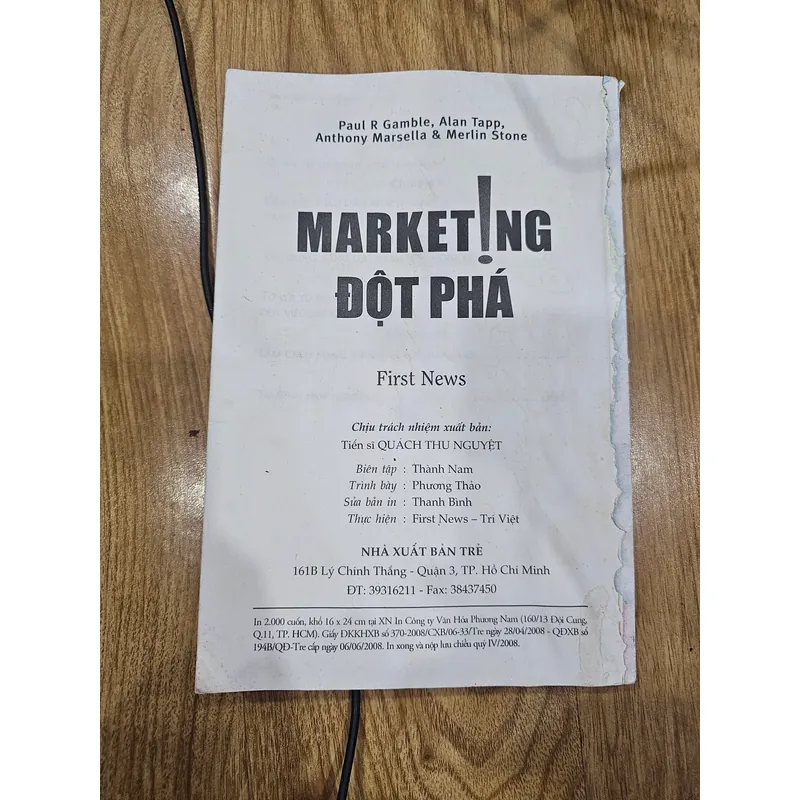 Marketing đột phá (mất bìa, đủ nội dung)
 723282