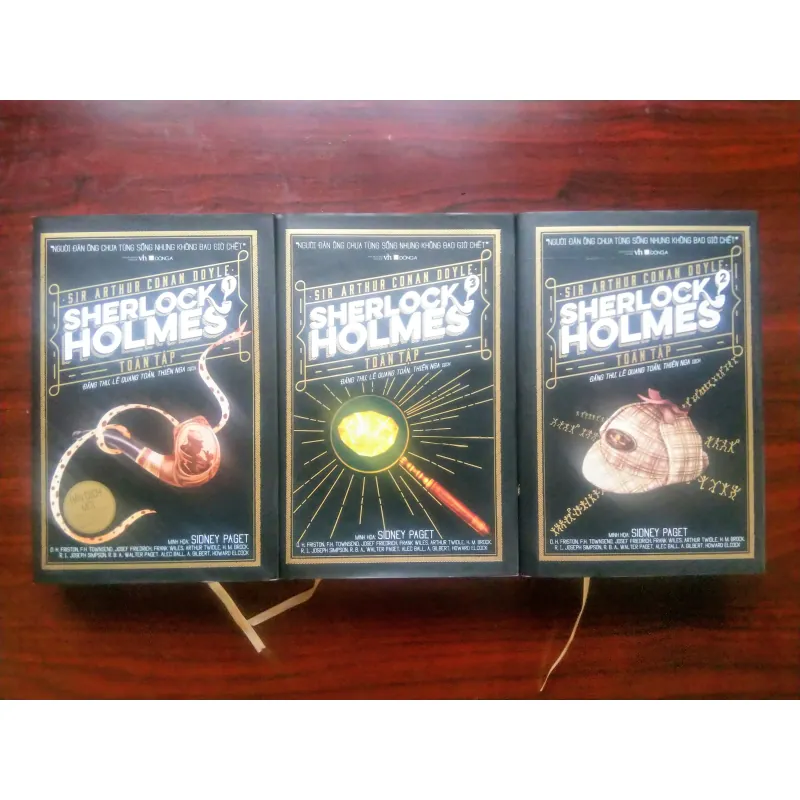 [Sách Văn Học] Sherlock Holmes Toàn Tập 1+2+3 - Bìa Cứng (Sir Arthur Conan Doyle) 931445