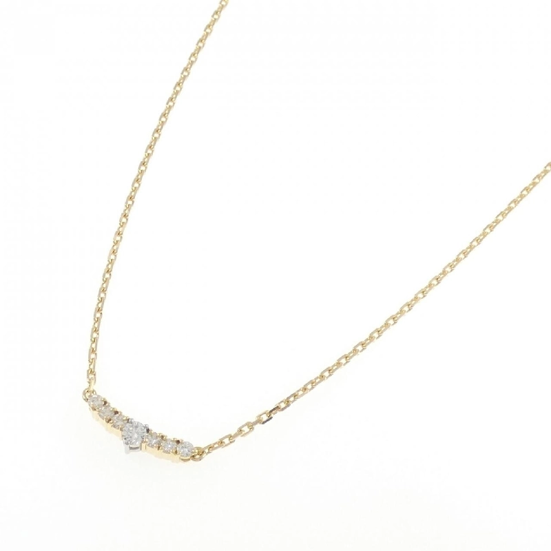 K18YG/PT Dây chuyền kim cương - Hàng hiệu Authentic 860026