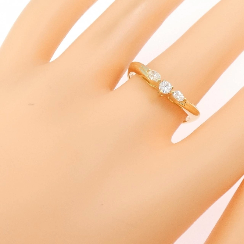 Nhẫn kim cương K18YG 0.30CT - Hàng hiệu Authentic 847035