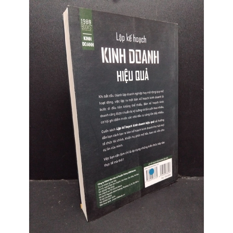 Lập kế hoạch kinh doanh hiệu quả mới 90% bẩn nhẹ 2020 HCM.ASB0911 924630