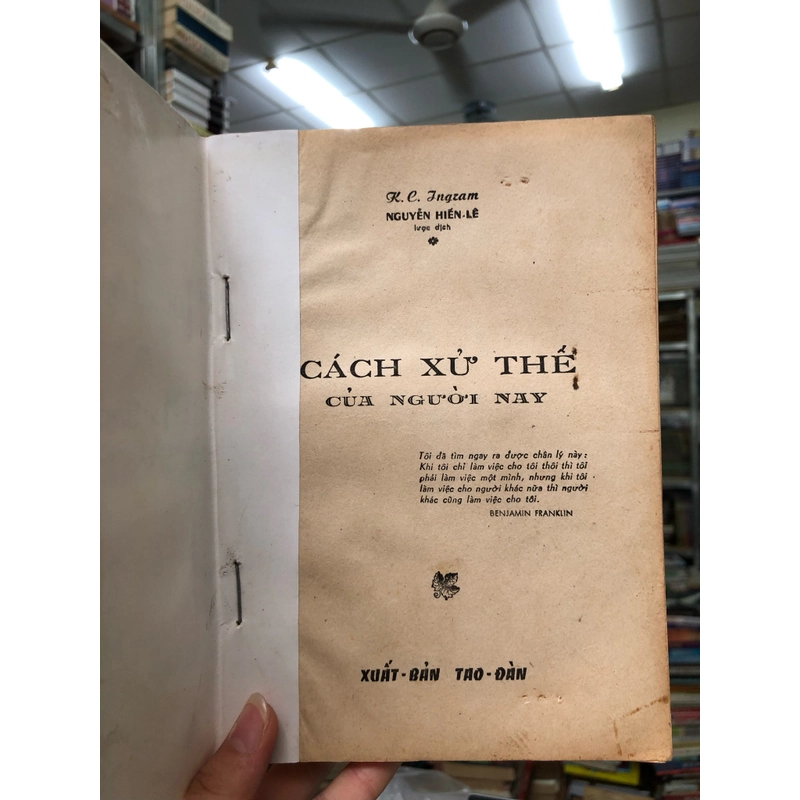 XỬ THẾ CỦA NGƯỜI NAY  443100