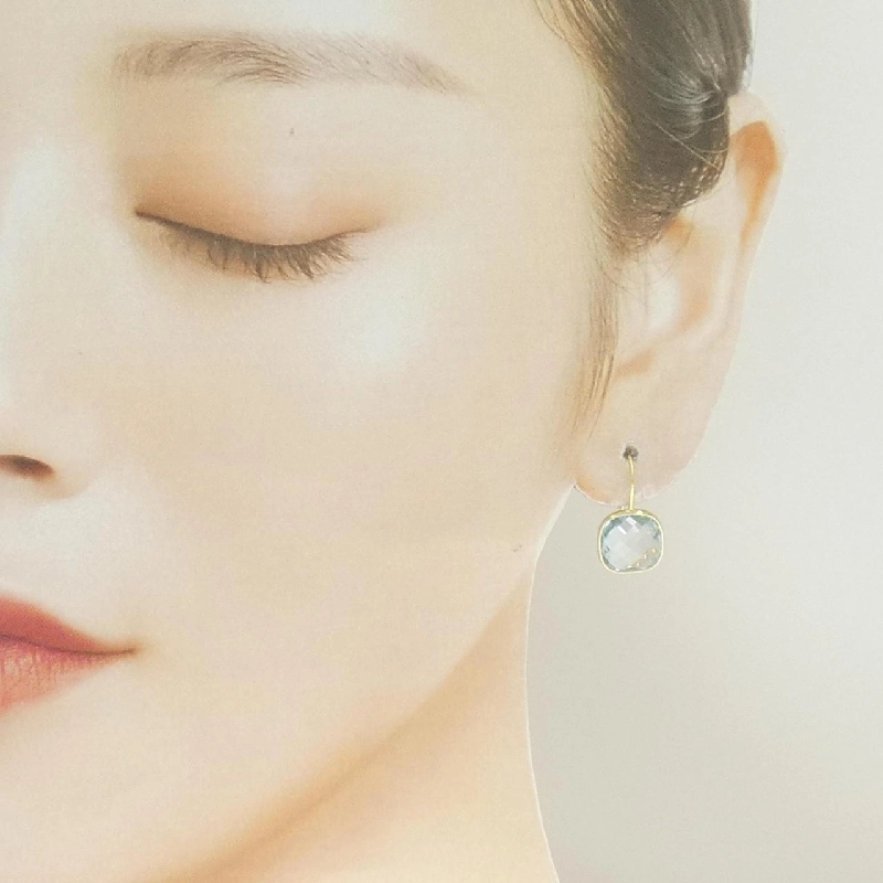 Bông tai Blue Topaz 750YG - Hàng hiệu Chính hãng 873058