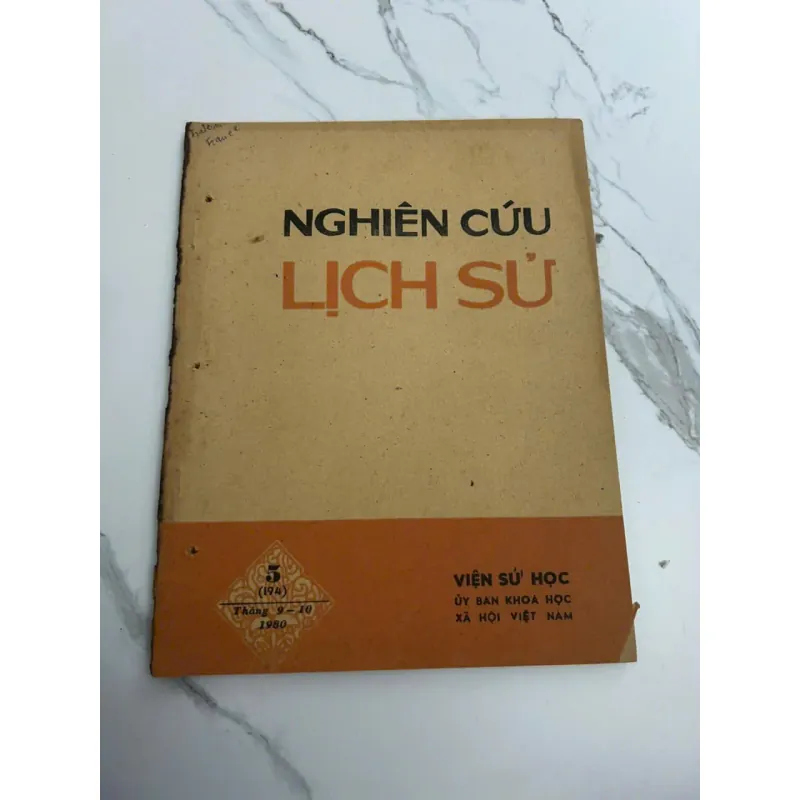 Tạp chí Nghiên cứu Lịch sử - Số 5 (194) - Tháng 9-10/1980 703394