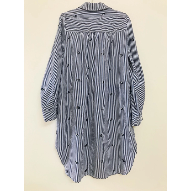 Đầm suông sơ mi thời trang size XL-XXL 495237