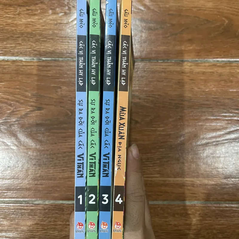 Các vị thần Hy Lạp combo 4 cuốn 762247