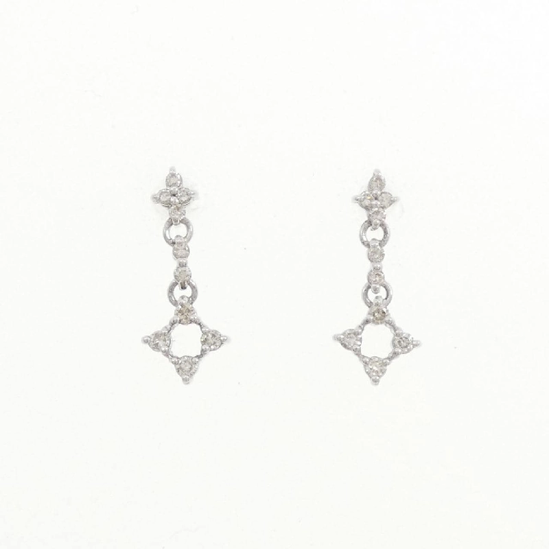 K18WG Bông tai kim cương 0.18CT - Hàng hiệu Chính hãng 868891