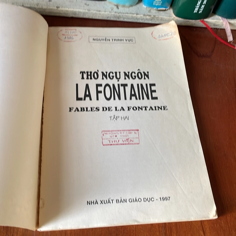 II Thơ Ngụ Ngôn: LA FONTAINE - FABLES DE LA FONTAINE (Tập 2) - 1997 539562